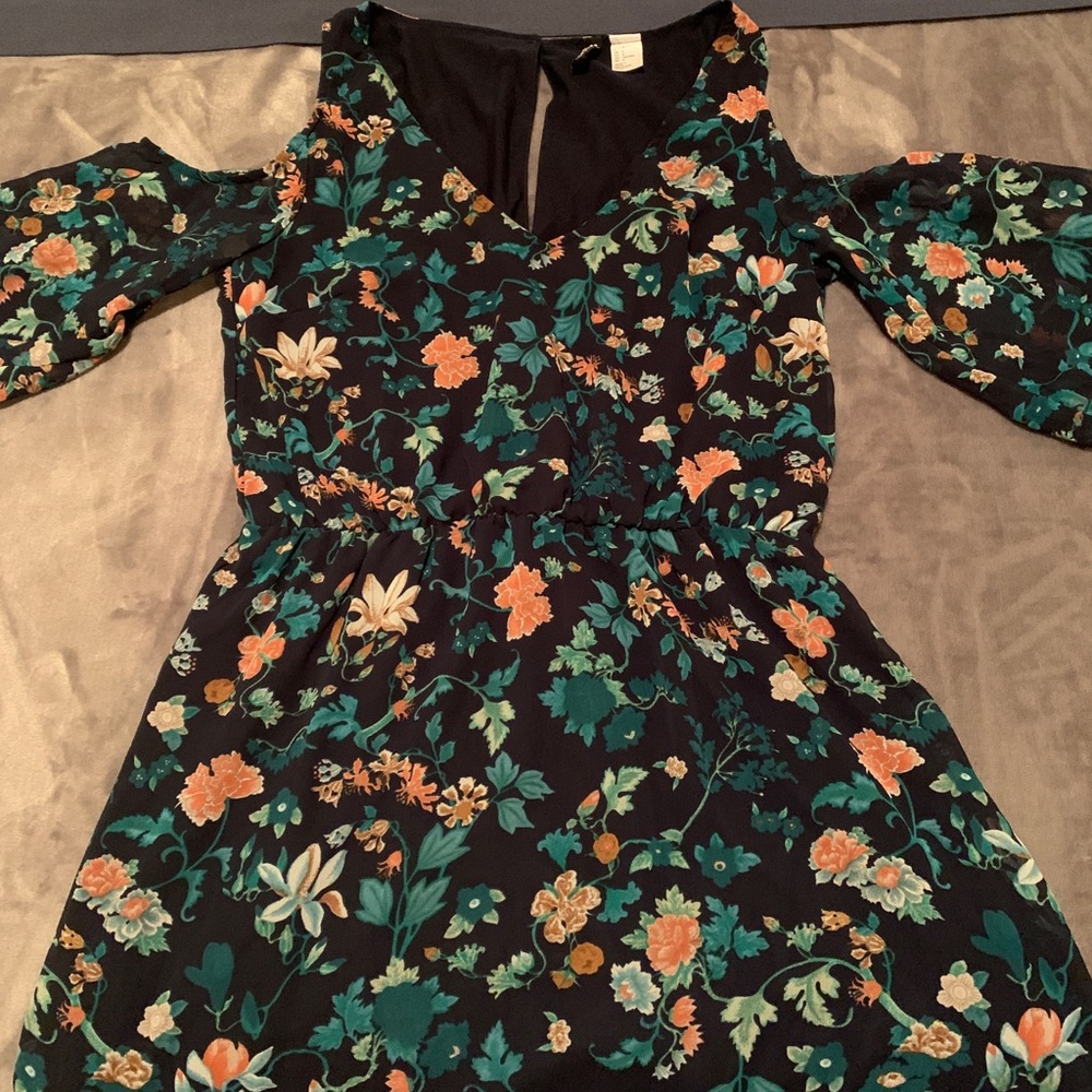 Short Flower Dress H&M